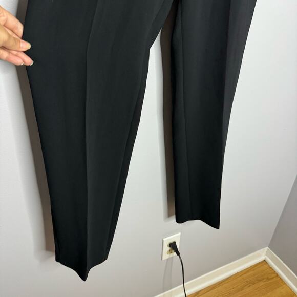 Wilfred Anna Highw Waist Belted Straight Leg Pants Trouser Black Sz. 0 - Picture 6 of 12
